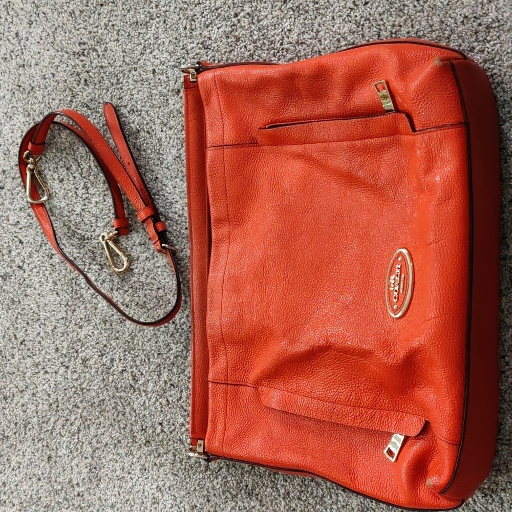 Coach Pebble Leather Handbag